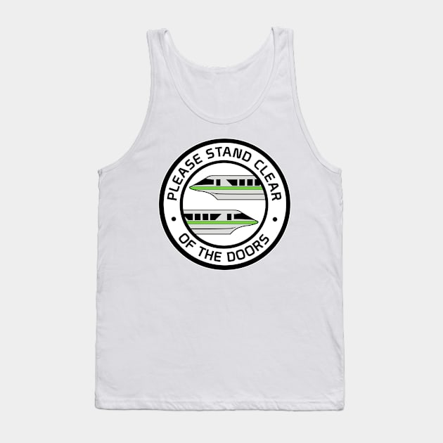 MonorailStandClearGreen Tank Top by WdwRetro